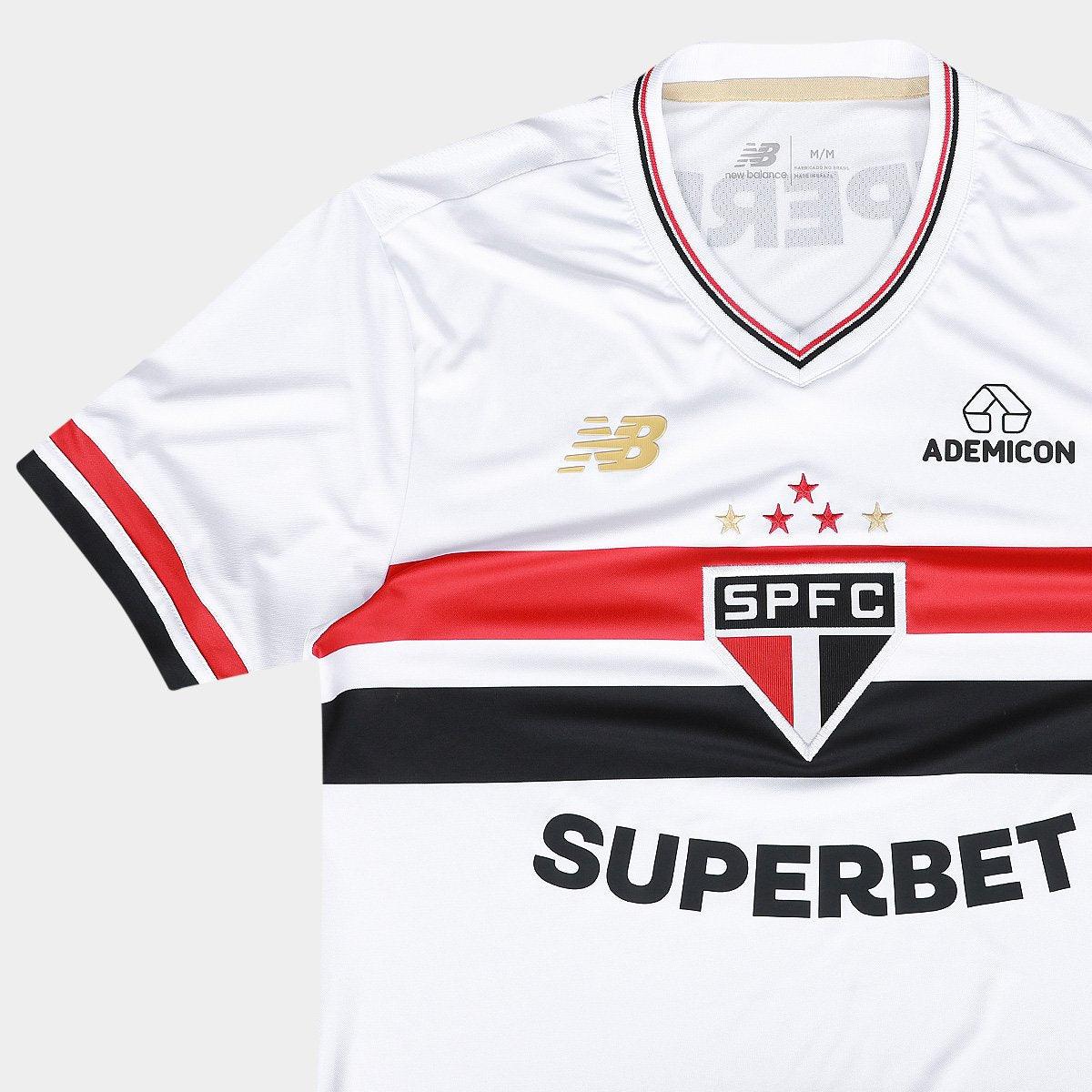 Camisa New Balance São Paulo 2025/26 I Arboleda N° 5